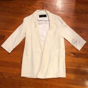 Zara white jacket